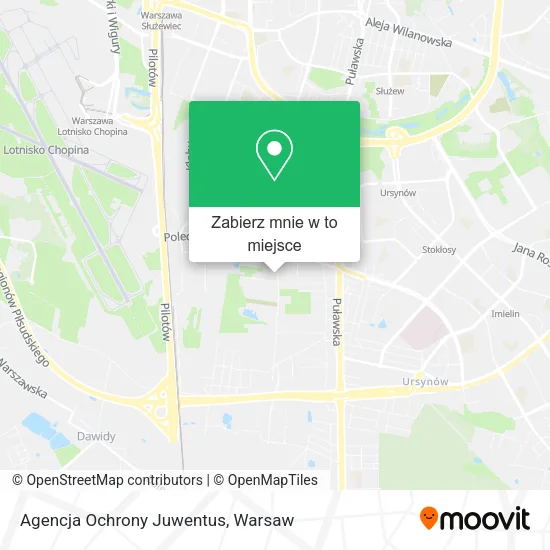 Mapa Agencja Ochrony Juwentus
