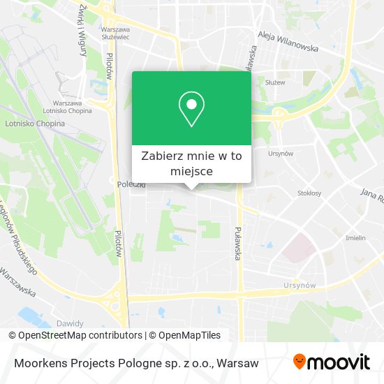 Mapa Moorkens Projects Pologne sp. z o.o.