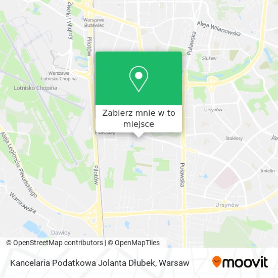 Mapa Kancelaria Podatkowa Jolanta Dłubek