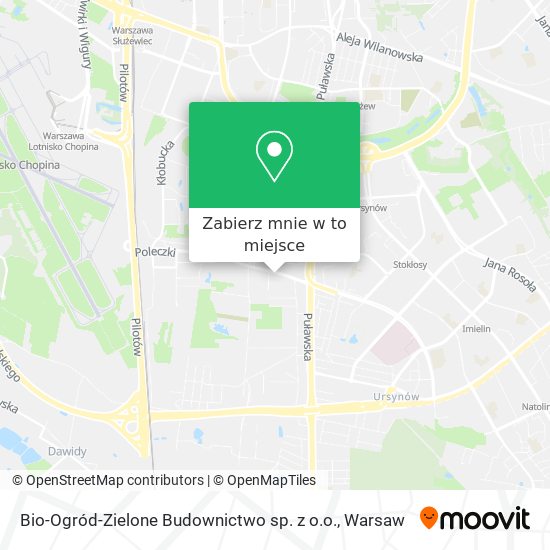 Mapa Bio-Ogród-Zielone Budownictwo sp. z o.o.