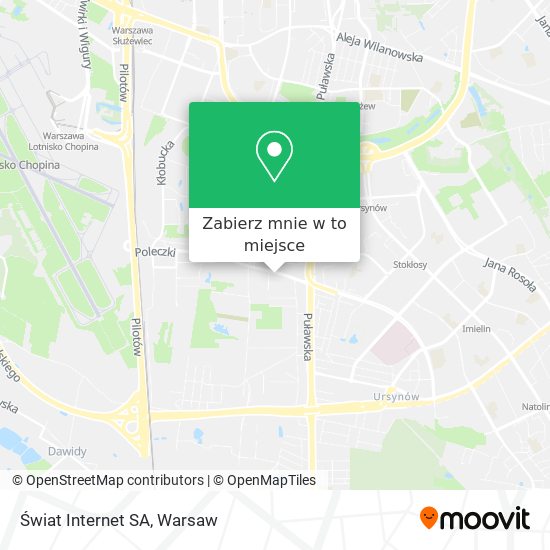 Mapa Świat Internet SA