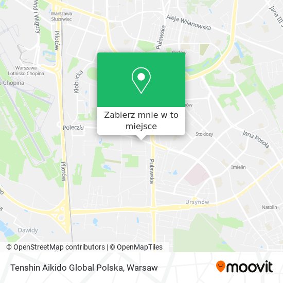 Mapa Tenshin Aikido Global Polska