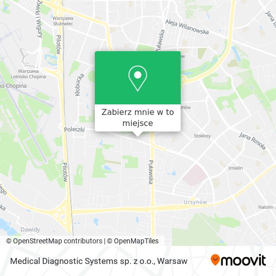 Mapa Medical Diagnostic Systems sp. z o.o.