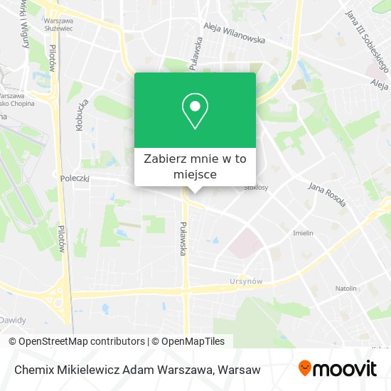 Mapa Chemix Mikielewicz Adam Warszawa