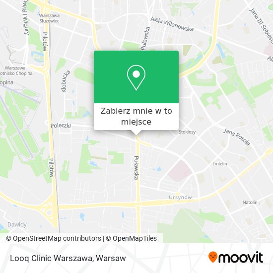 Mapa Looq Clinic Warszawa