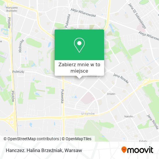 Mapa Hanczez. Halina Brzeźniak