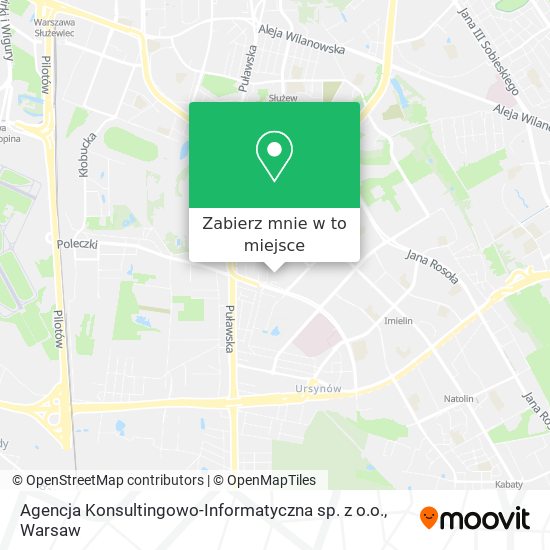 Mapa Agencja Konsultingowo-Informatyczna sp. z o.o.