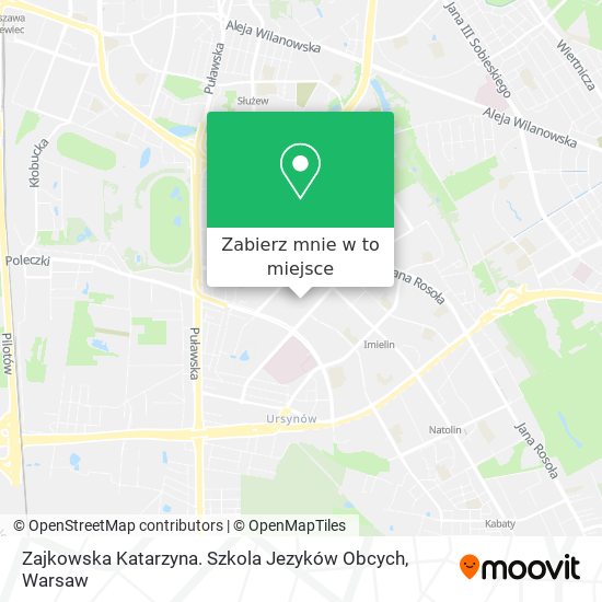 Mapa Zajkowska Katarzyna. Szkola Jezyków Obcych