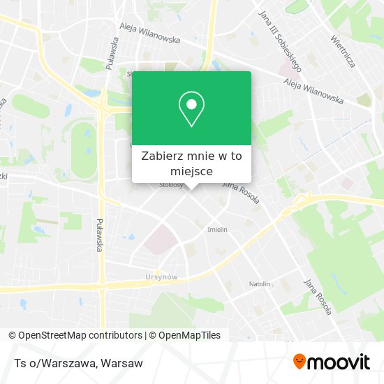 Mapa Ts o/Warszawa