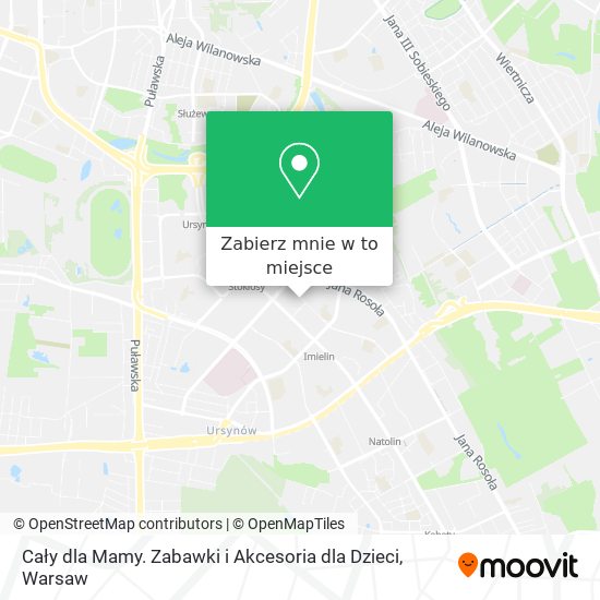 Mapa Cały dla Mamy. Zabawki i Akcesoria dla Dzieci