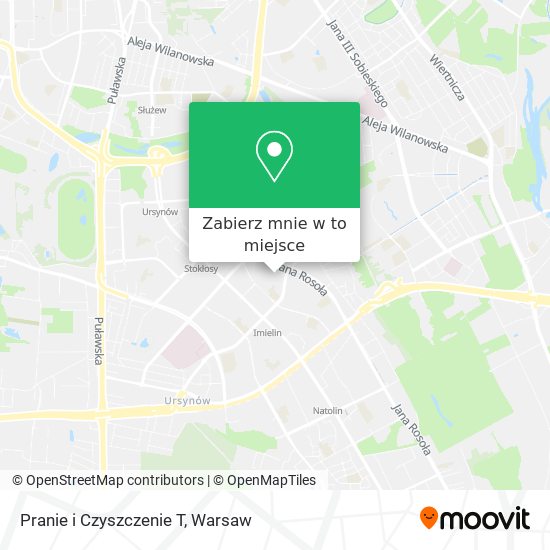 Mapa Pranie i Czyszczenie T