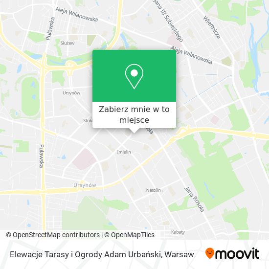 Mapa Elewacje Tarasy i Ogrody Adam Urbański