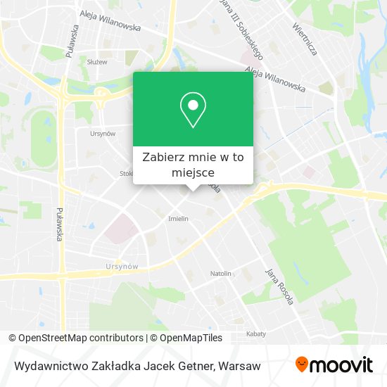 Mapa Wydawnictwo Zakładka Jacek Getner