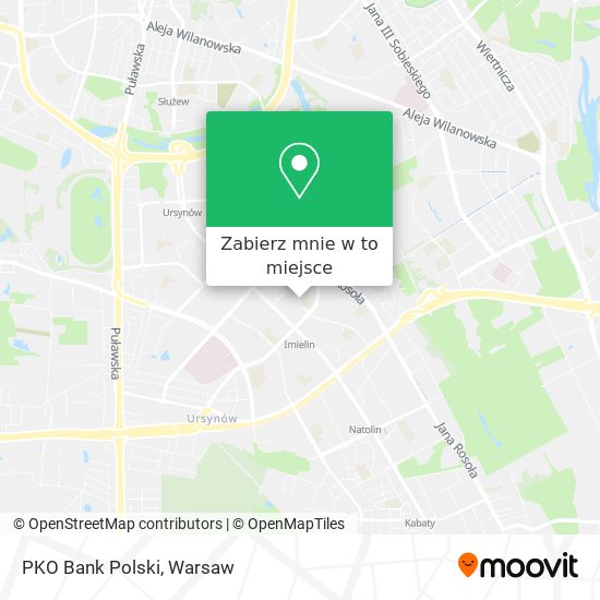 Mapa PKO Bank Polski