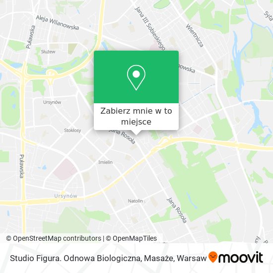 Mapa Studio Figura. Odnowa Biologiczna, Masaże