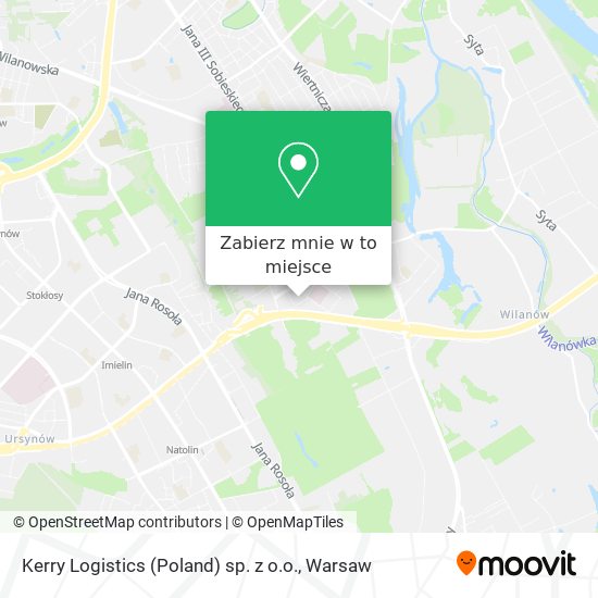 Mapa Kerry Logistics (Poland) sp. z o.o.