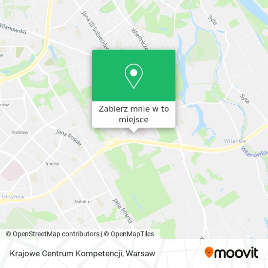 Mapa Krajowe Centrum Kompetencji