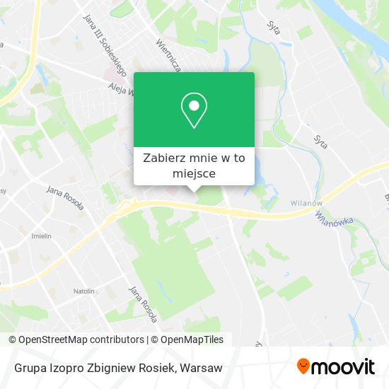 Mapa Grupa Izopro Zbigniew Rosiek