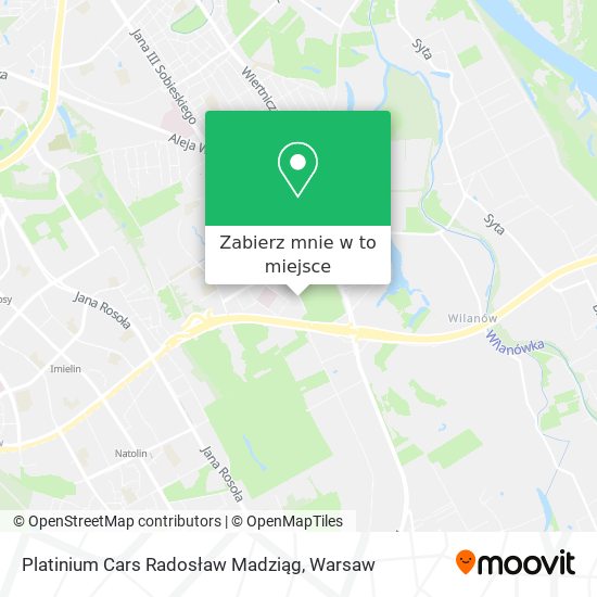 Mapa Platinium Cars Radosław Madziąg