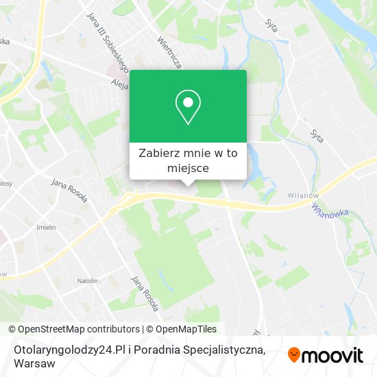 Mapa Otolaryngolodzy24.Pl i Poradnia Specjalistyczna