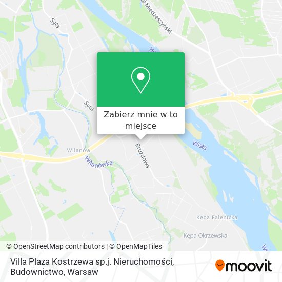 Mapa Villa Plaza Kostrzewa sp.j. Nieruchomości, Budownictwo