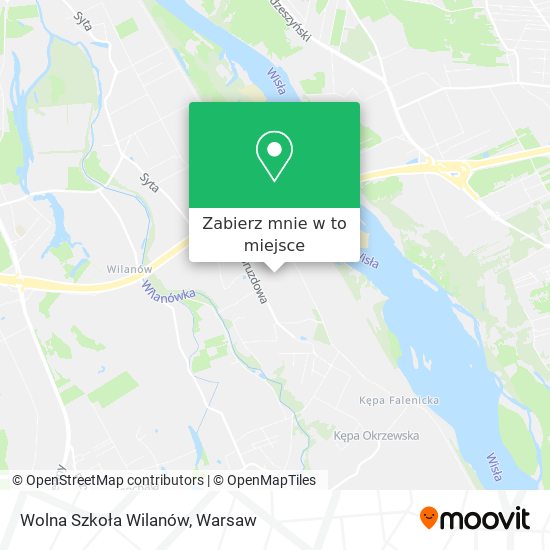 Mapa Wolna Szkoła Wilanów