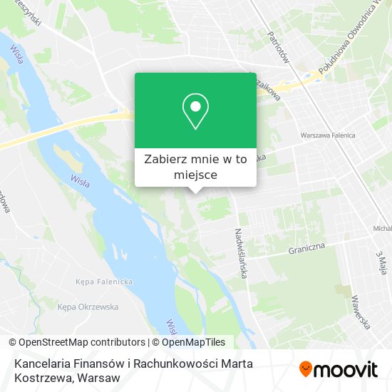 Mapa Kancelaria Finansów i Rachunkowości Marta Kostrzewa