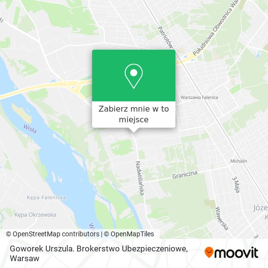 Mapa Goworek Urszula. Brokerstwo Ubezpieczeniowe