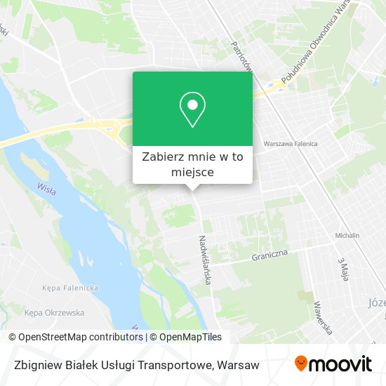 Mapa Zbigniew Białek Usługi Transportowe