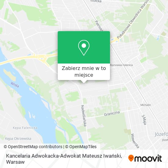 Mapa Kancelaria Adwokacka-Adwokat Mateusz Iwański