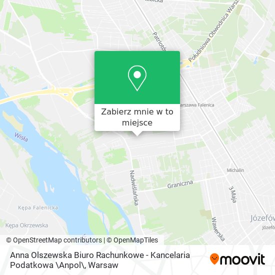 Mapa Anna Olszewska Biuro Rachunkowe - Kancelaria Podatkowa \Anpol\