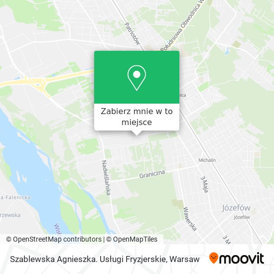 Mapa Szablewska Agnieszka. Usługi Fryzjerskie