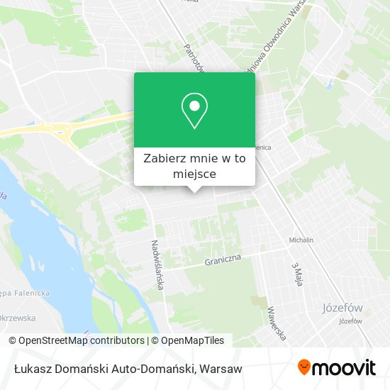 Mapa Łukasz Domański Auto-Domański