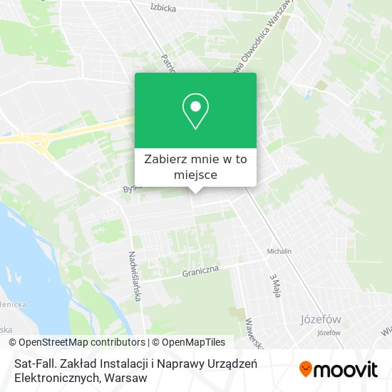 Mapa Sat-Fall. Zakład Instalacji i Naprawy Urządzeń Elektronicznych