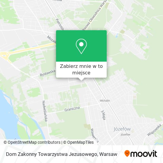 Mapa Dom Zakonny Towarzystwa Jezusowego