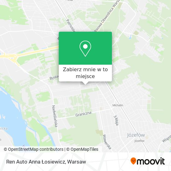 Mapa Ren Auto Anna Łosiewicz