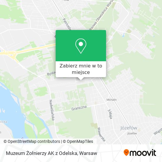 Mapa Muzeum Żołnierzy AK z Odelska