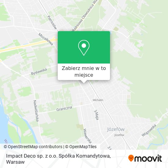 Mapa Impact Deco sp. z o.o. Spółka Komandytowa