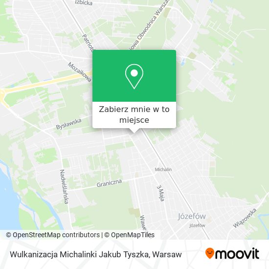 Mapa Wulkanizacja Michalinki Jakub Tyszka