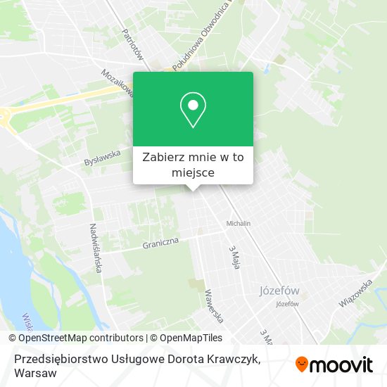 Mapa Przedsiębiorstwo Usługowe Dorota Krawczyk