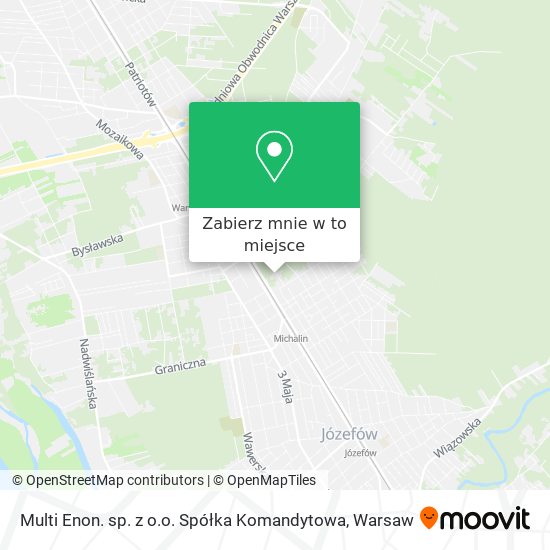 Mapa Multi Enon. sp. z o.o. Spółka Komandytowa