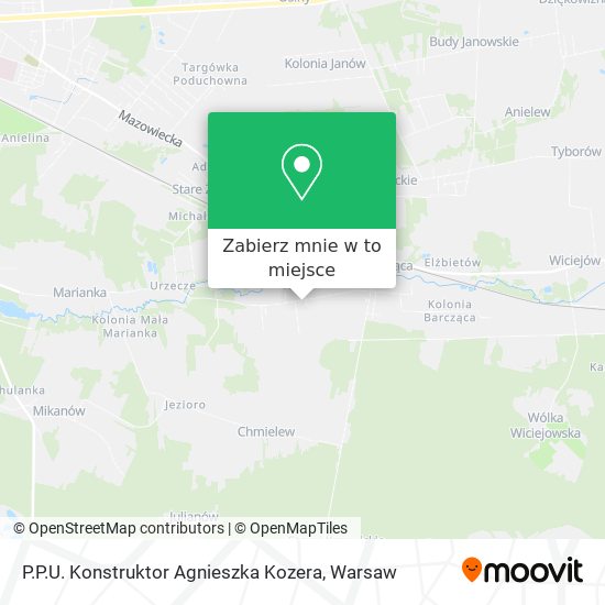 Mapa P.P.U. Konstruktor Agnieszka Kozera