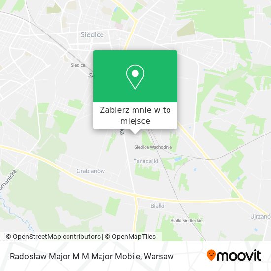 Mapa Radosław Major M M Major Mobile