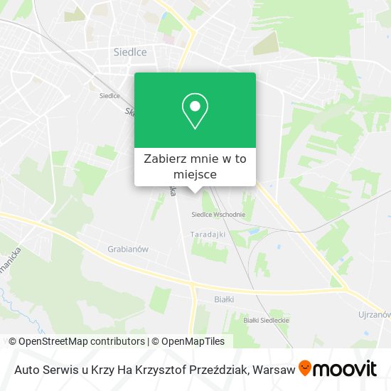 Mapa Auto Serwis u Krzy Ha Krzysztof Przeździak