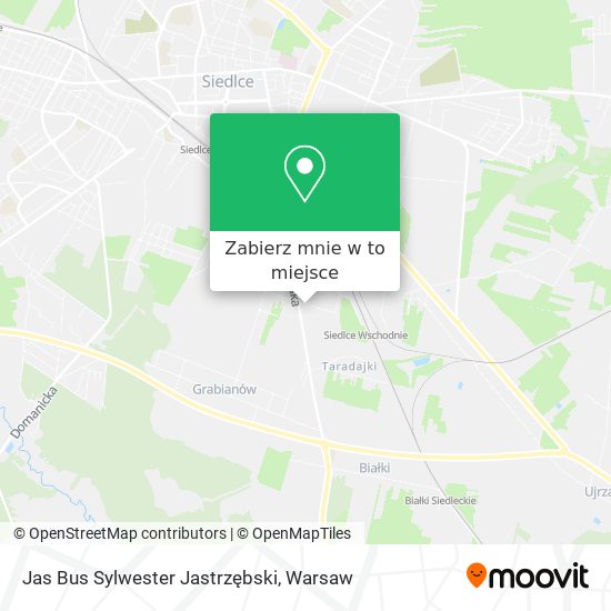 Mapa Jas Bus Sylwester Jastrzębski