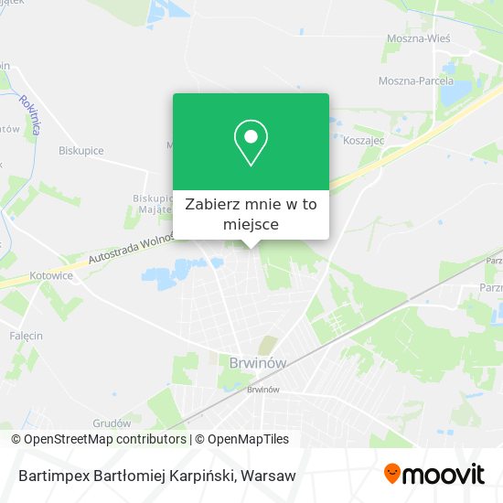 Mapa Bartimpex Bartłomiej Karpiński