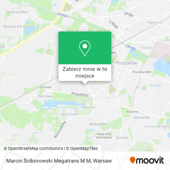 Mapa Marcin Ściborowski Megatrans M M