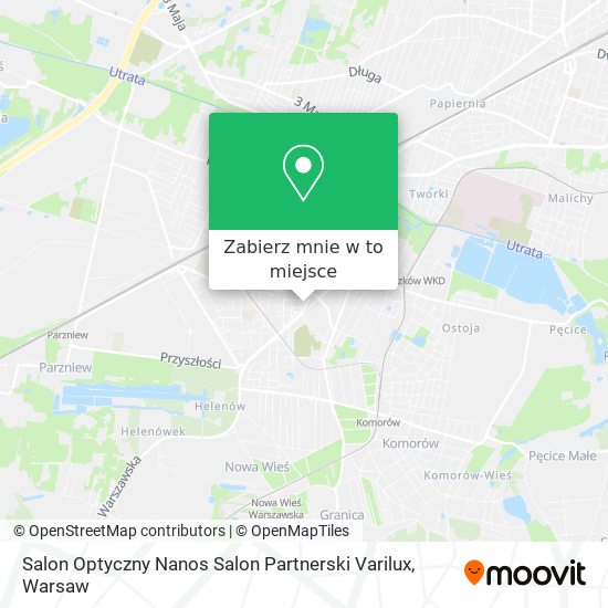 Mapa Salon Optyczny Nanos Salon Partnerski Varilux