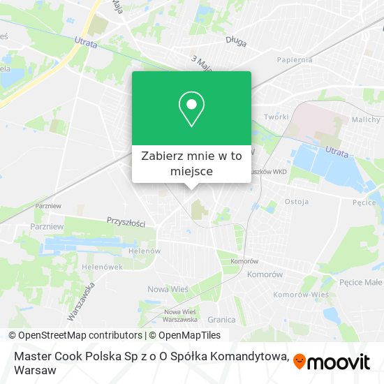 Mapa Master Cook Polska Sp z o O Spółka Komandytowa