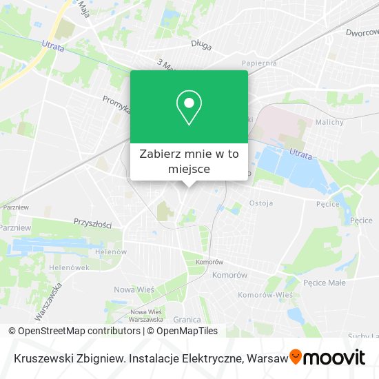 Mapa Kruszewski Zbigniew. Instalacje Elektryczne